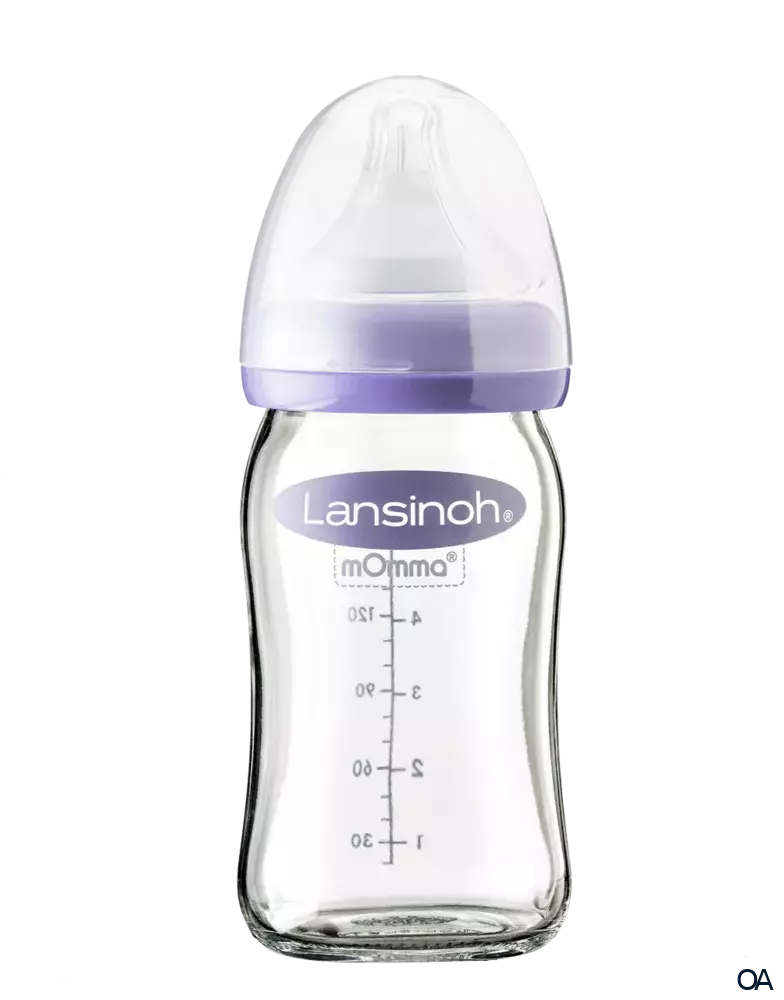 Lansinoh® Weithalsflasche Glas 160ml