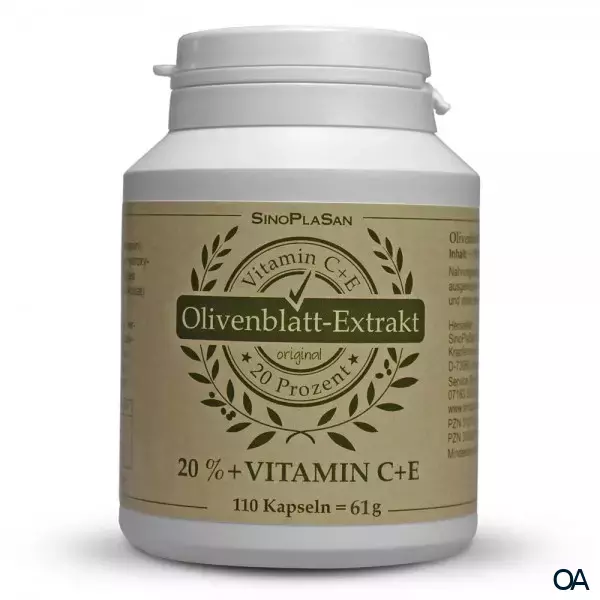 SinoPlaSan Olivenblatt-Extrakt 20 % Kapseln