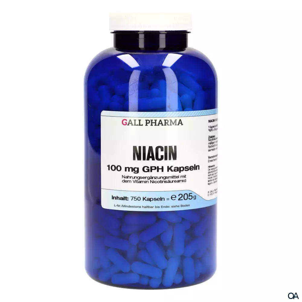 Gall Pharma Niacin 100 mg Kapseln