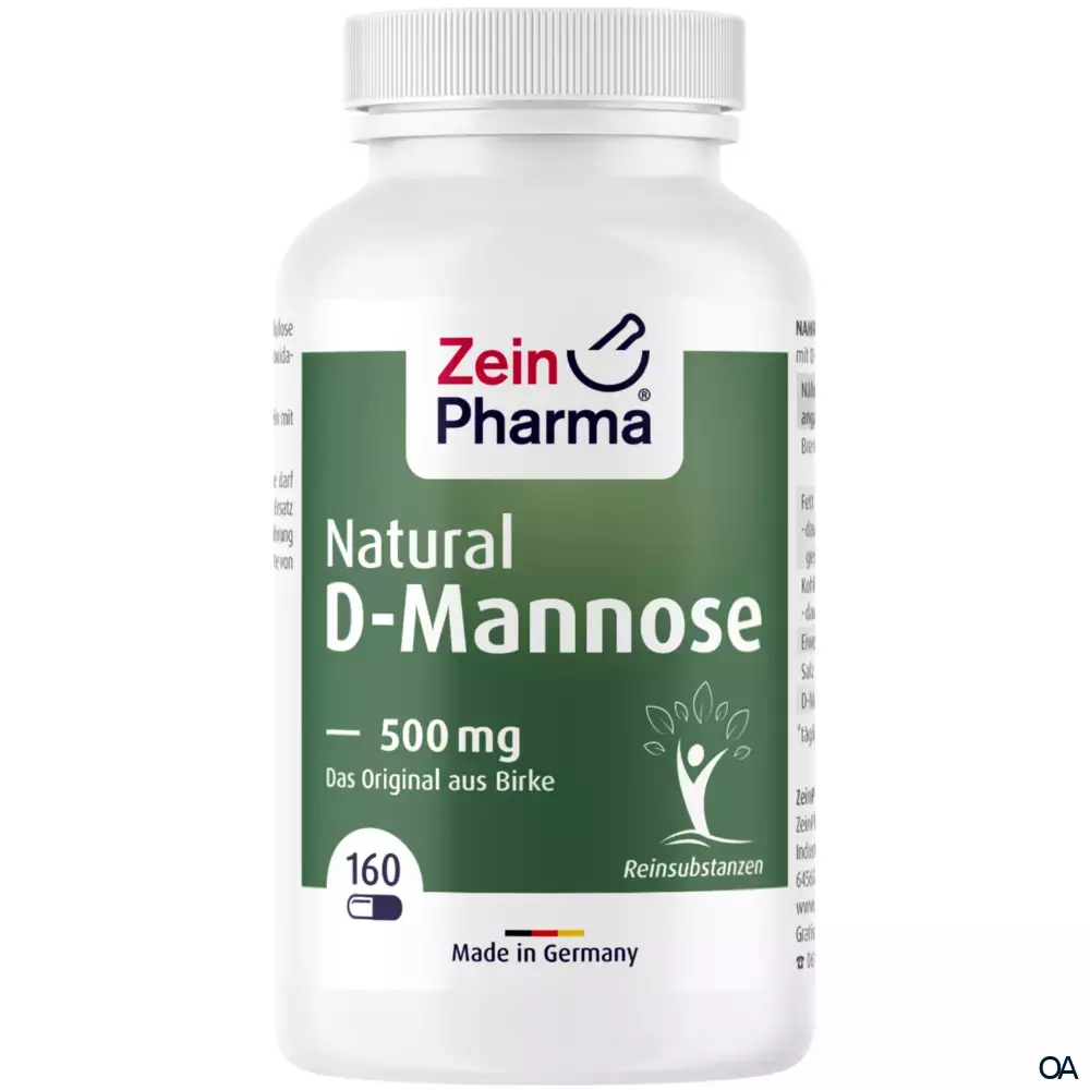 ZeinPharma Natural D-Mannose 500 mg Kapseln