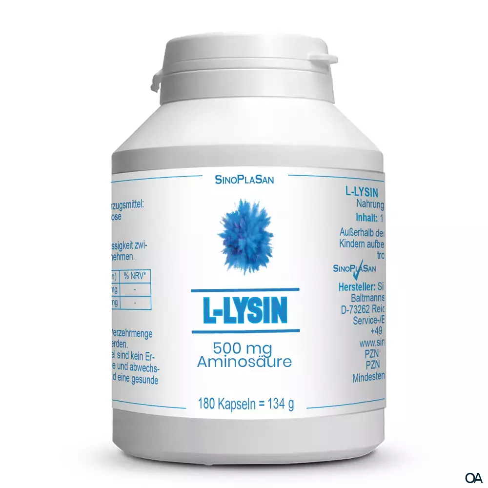 SinoPlaSan L-Lysin 500 mg MONO Kapseln