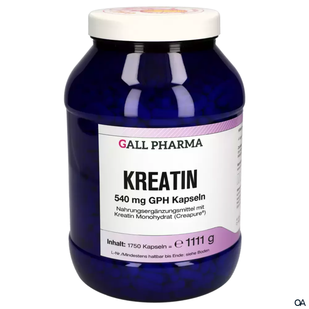 Gall Pharma Kreatin 540 mg Kapseln