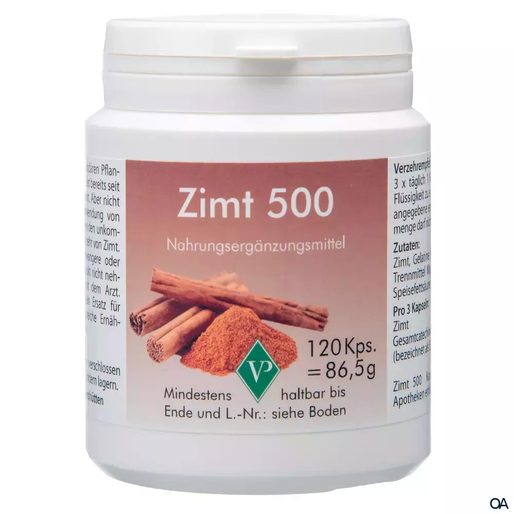 Velag Zimt 500 mg Kapseln