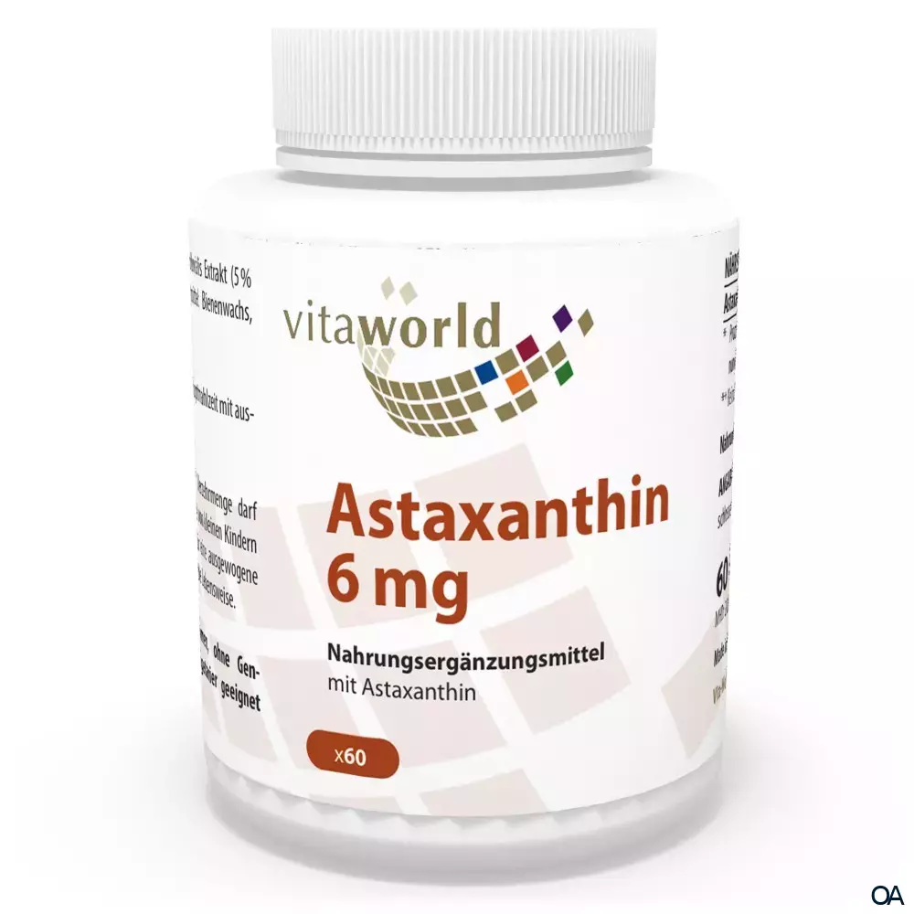 Vitaworld Astaxanthin 6 mg Kapseln