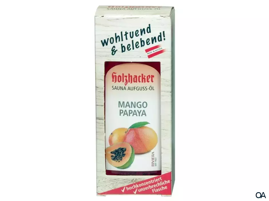Holzhacker Sauna Aufguss-Öl Mango Papaya Holzhacker Sauna Aufguss-Öl Mango Papaya
