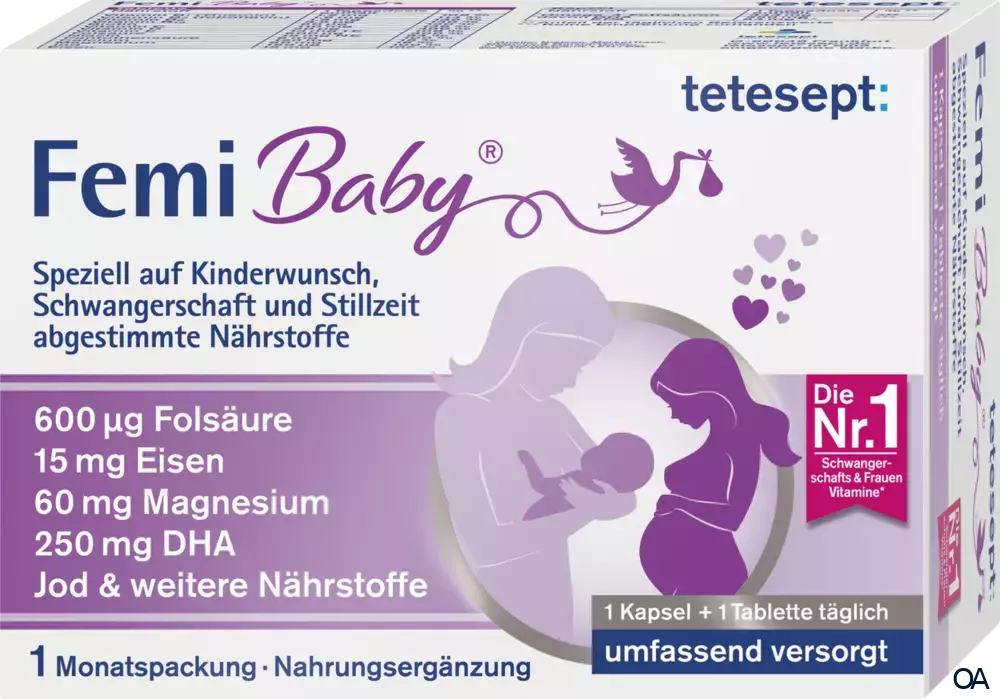 tetesept FemiBaby® Tabletten & Kapseln