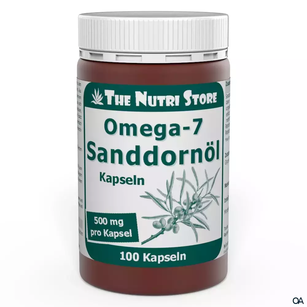 The Nutri Store Omega-7 Sanddornöl 500 mg Kapseln