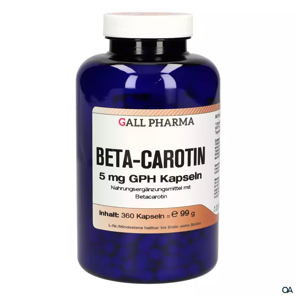 Gall Pharma Beta-Carotin 5 mg Kapseln