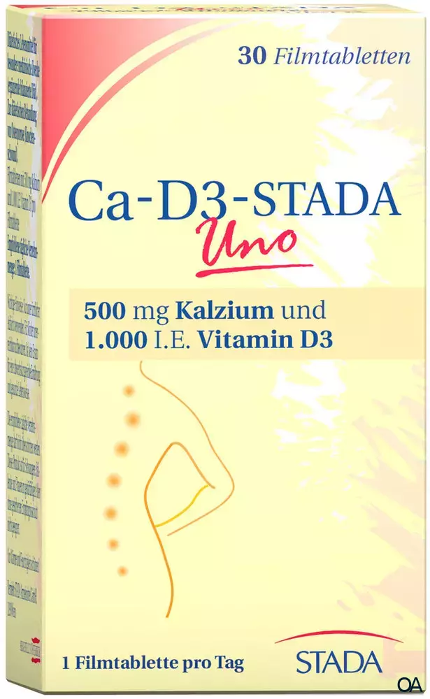 Ca-D3-STADA Uno Filmtabletten