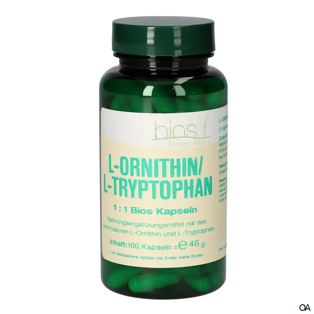 Bios L-Ornithin / L-Tryptophan 1:1 Kapseln