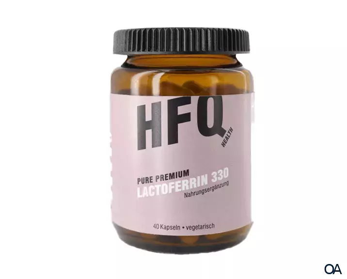 HFQ Health Pure Premium Lactoferrin 330 Kapseln