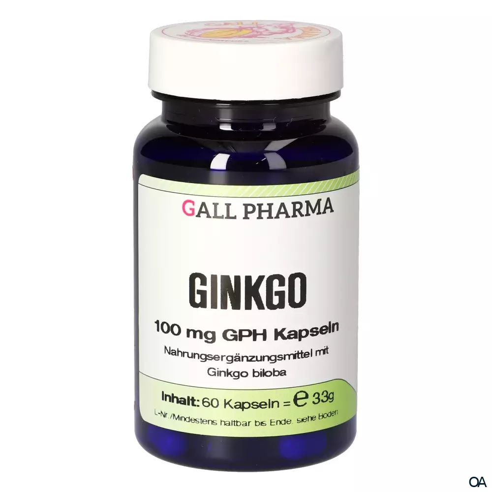 Gall Pharma Ginkgo 100 mg Kapseln