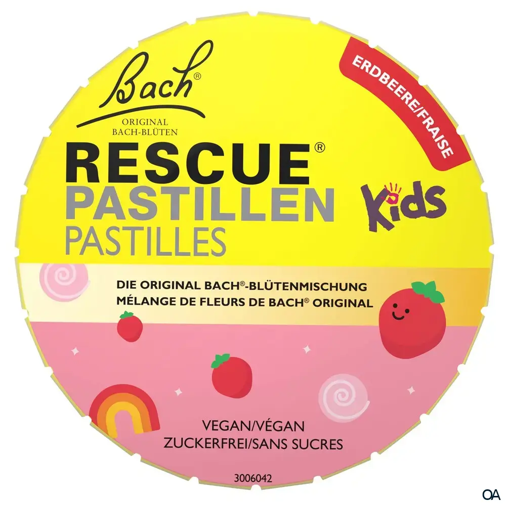 RESCUE® Kids Pastillen Erdbeere