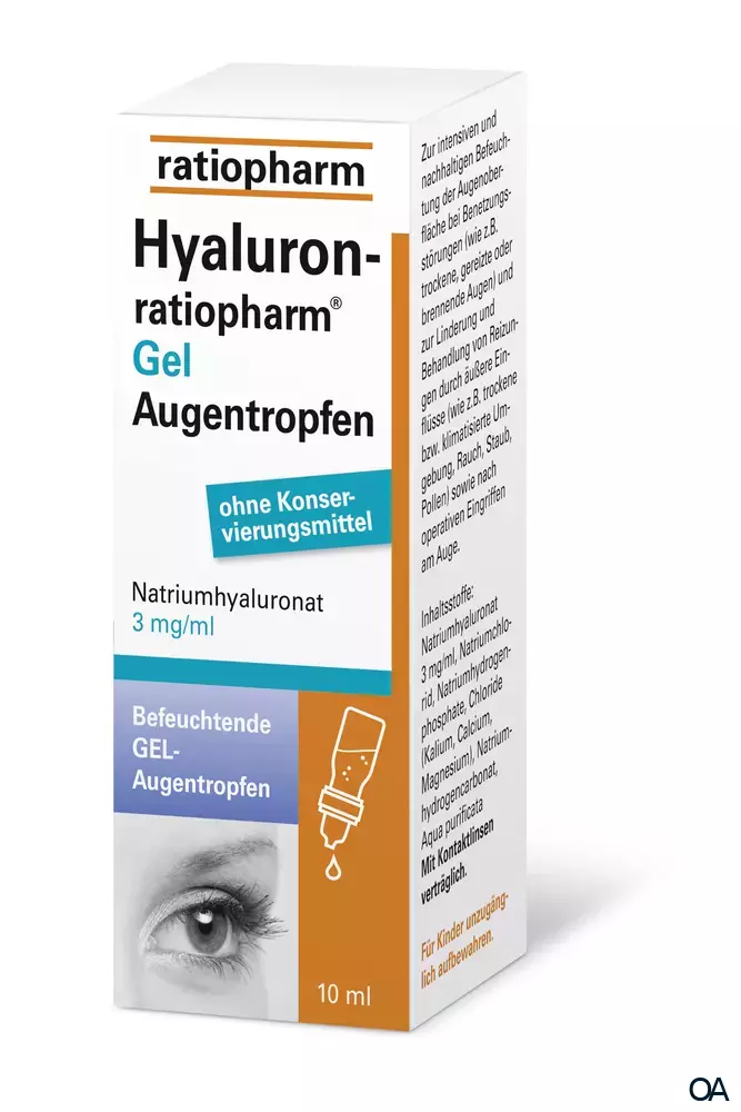 Hyaluron-ratiopharm® Gel Augentropfen