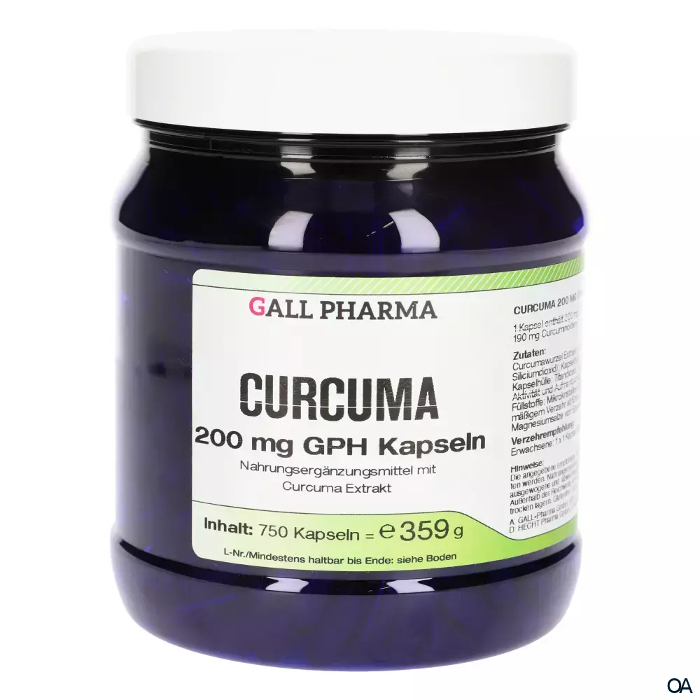 Gall Pharma Curcuma 200 mg Kapseln