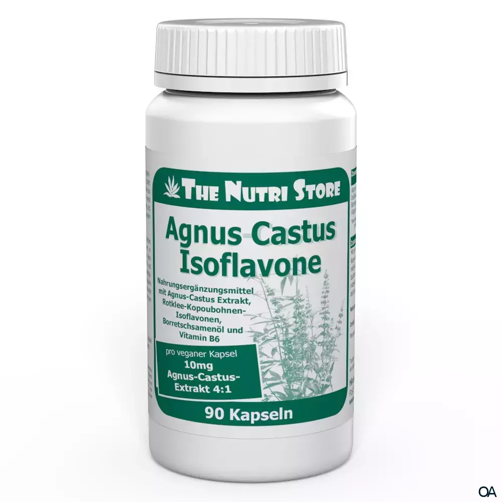 The Nutri Store Agnus Castus Isoflavone Kapseln