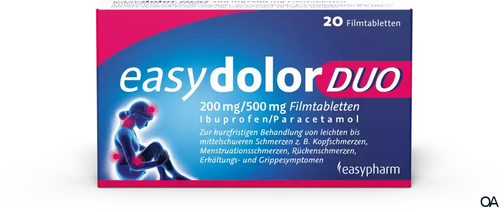 easydolor DUO 200 mg/500 mg Filmtabletten