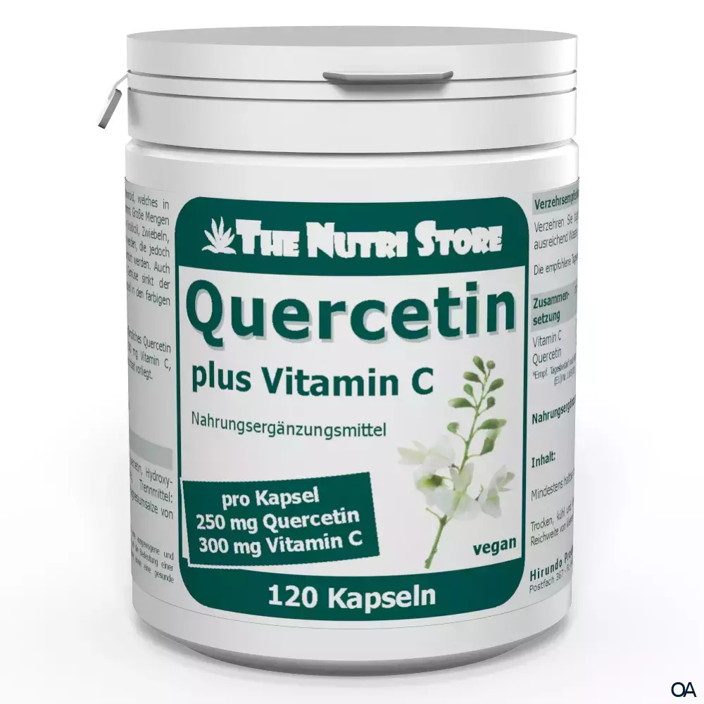 The Nutri Store Quercetin plus Vitamin C Kapseln