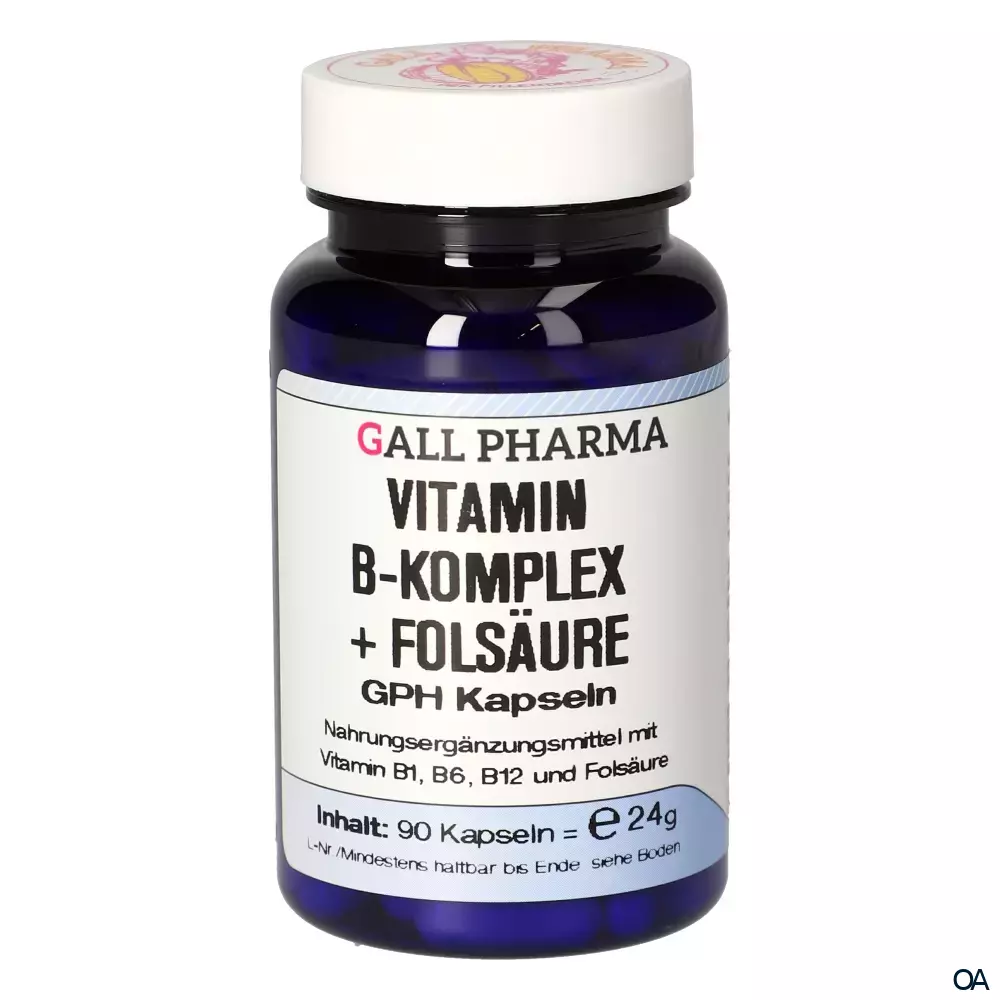 Gall Pharma Vitamin B Komplex + Folsäure Kapseln