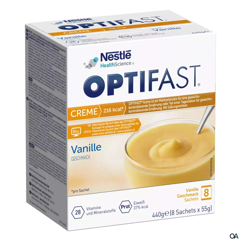 OPTIFAST® Creme Vanille 8x55g