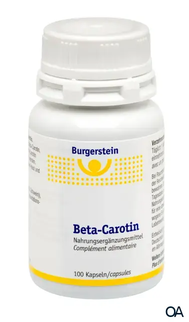 Burgerstein Beta-Carotin Kapseln
