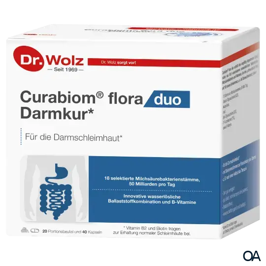 Dr. Wolz Curabiom® flora duo Sachets (20 Stück) + Kapseln (40 Stück)