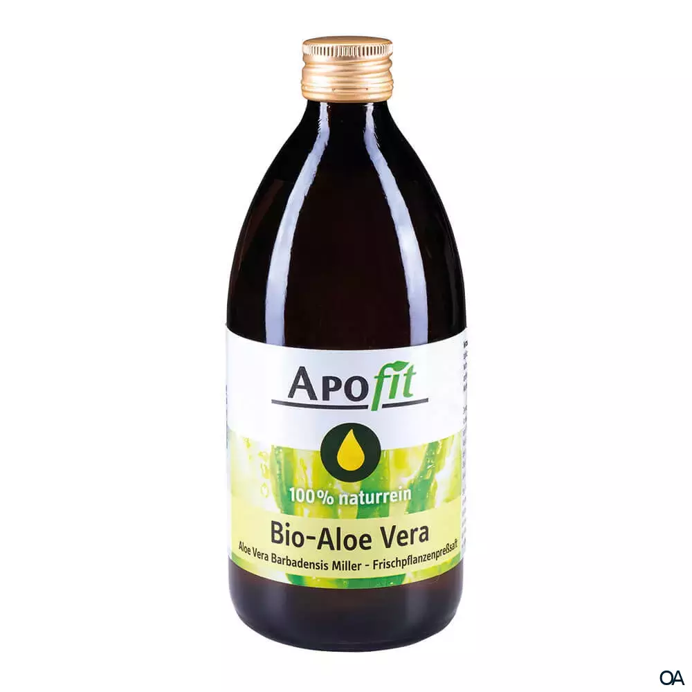 APOfit Bio Aloe Vera Saft Frischpflanzenpresssaft