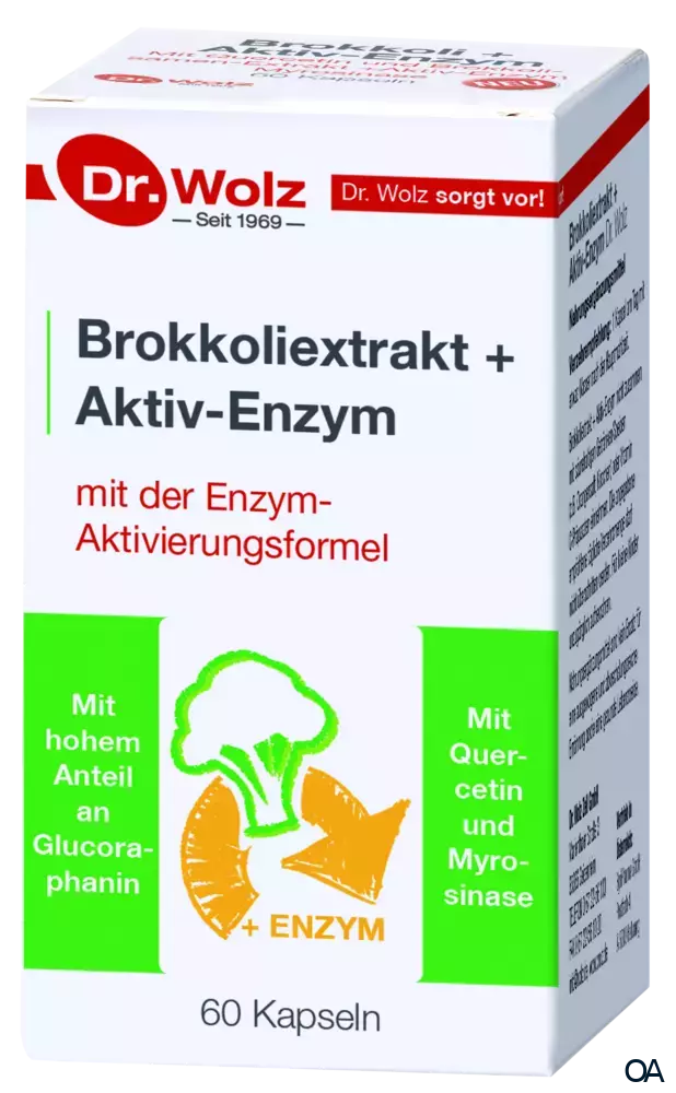 Dr. Wolz Brokkoliextrakt + Aktiv-Enzym Kapseln