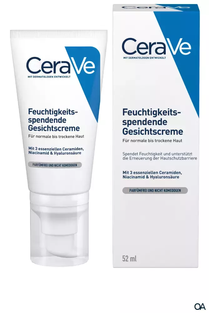 CeraVe Feuchtigkeitsspendende Gesichtscreme