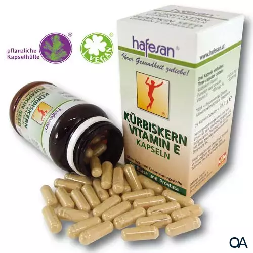 hafesan Kürbiskern + Vitamin E Kapseln