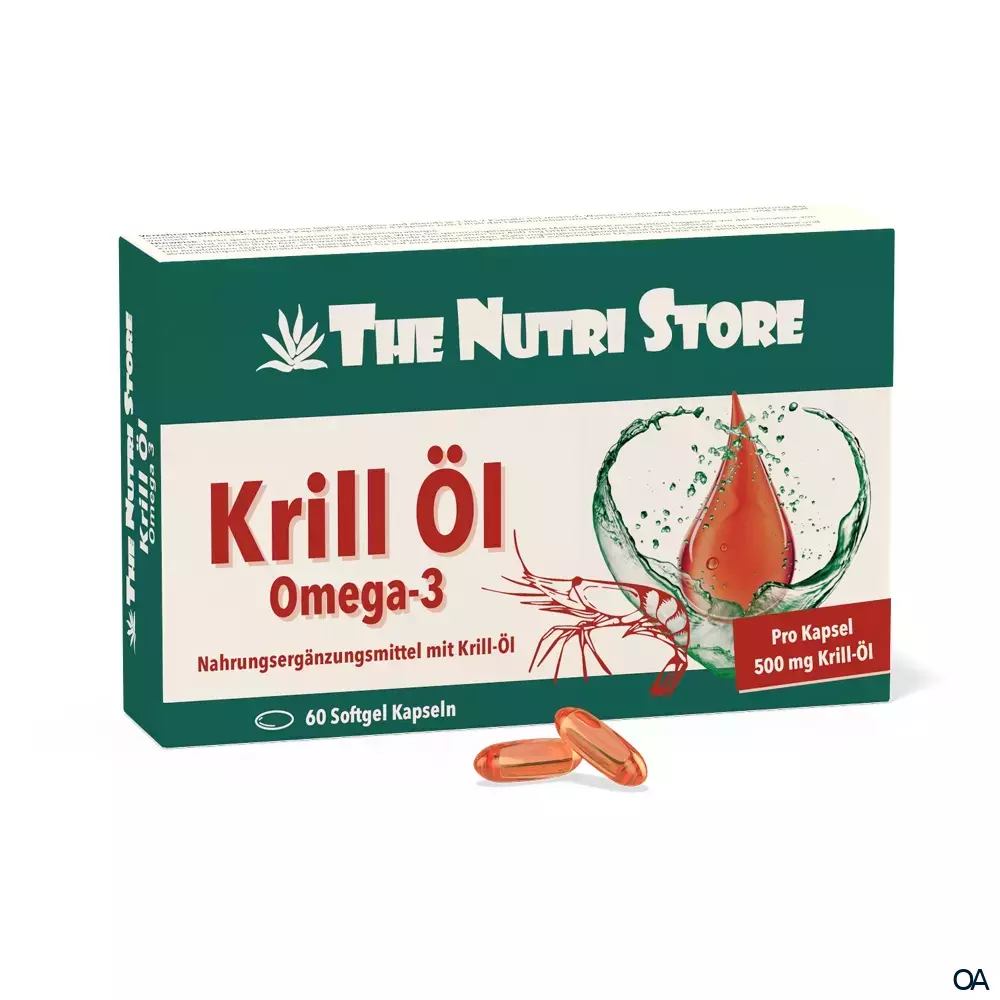 The Nutri Store Krill Öl 500 mg Softgel Kapseln