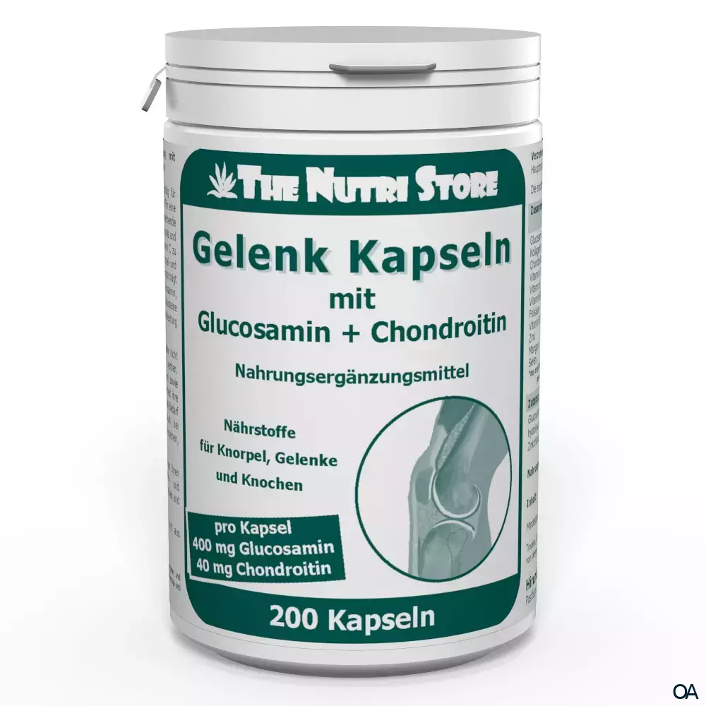 The Nutri Store Gelenk Kapseln mit Glucosamin + Chondroitin