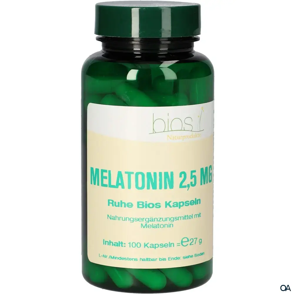 Bios Melatonin Ruhe 2,5 mg Kapseln