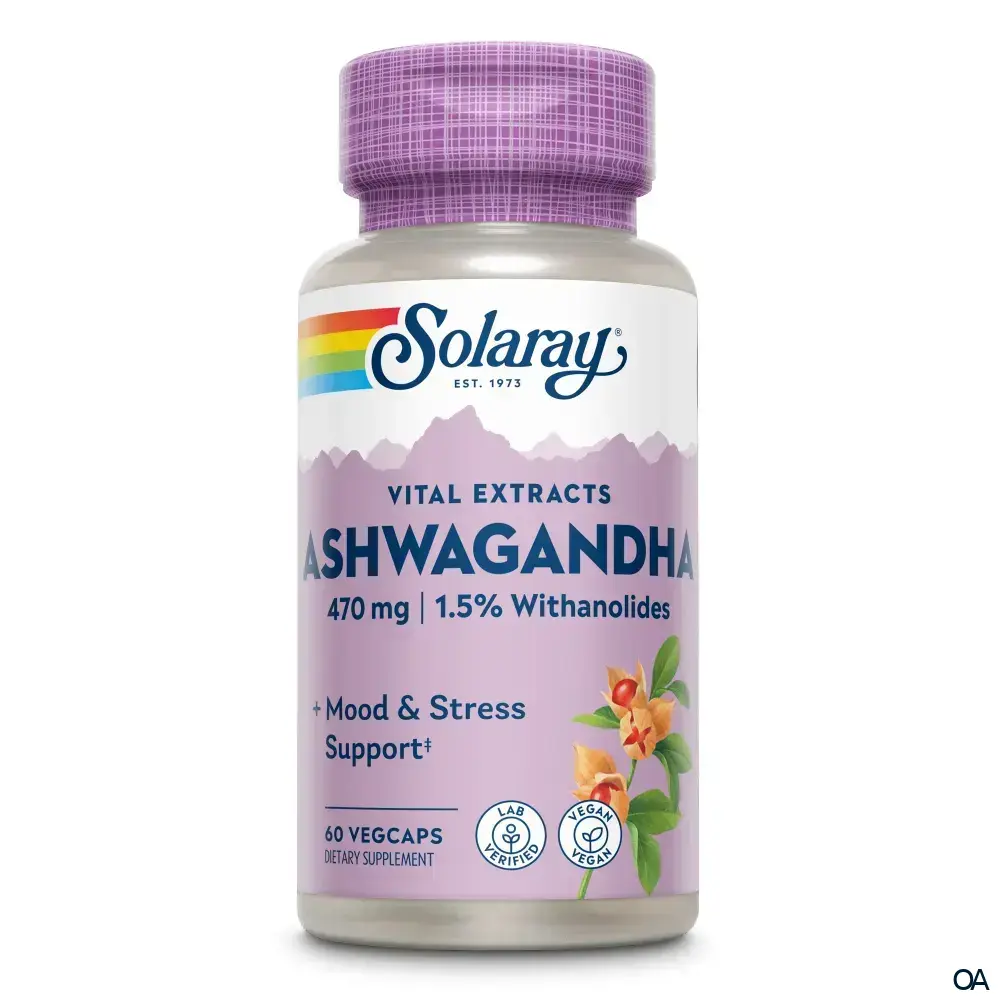 Solaray Ashwagandha Extrakt Kapseln