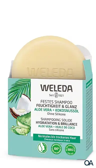 Weleda Festes Shampoo Feuchtigkeit & Glanz