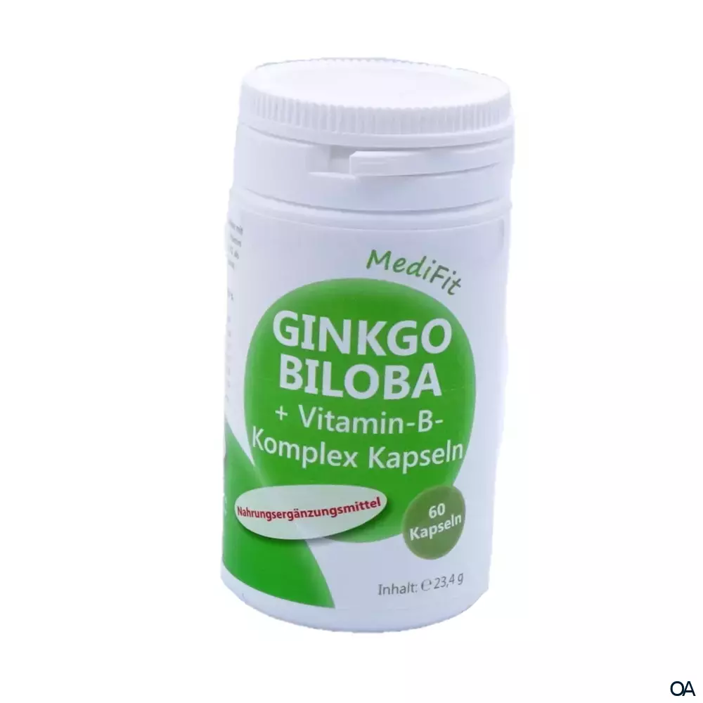 Ginkgo Biloba + Vitamin-B-Komplex Kapseln