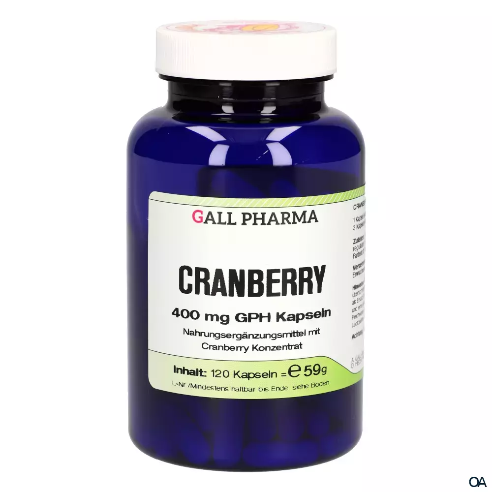 Gall Pharma Cranberry 400 mg Kapseln