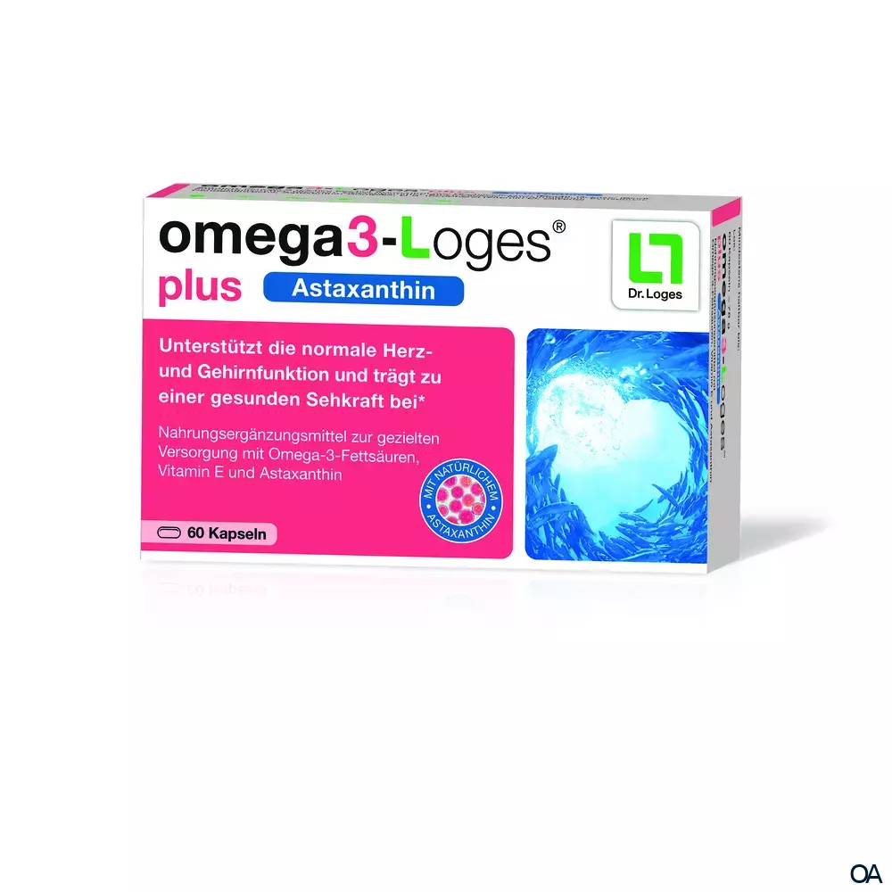 omega3-Loges® plus Astaxanthin Kapseln