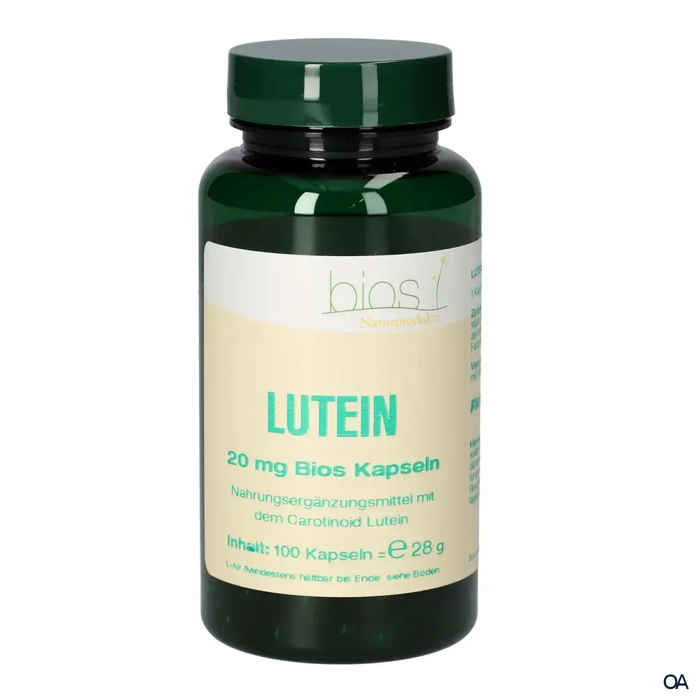 Bios Lutein 20 mg Kapseln Bios Lutein 20 mg Kapseln