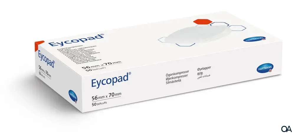 Eycopad® Augenkompresse unsteril, 56 x 70 mm