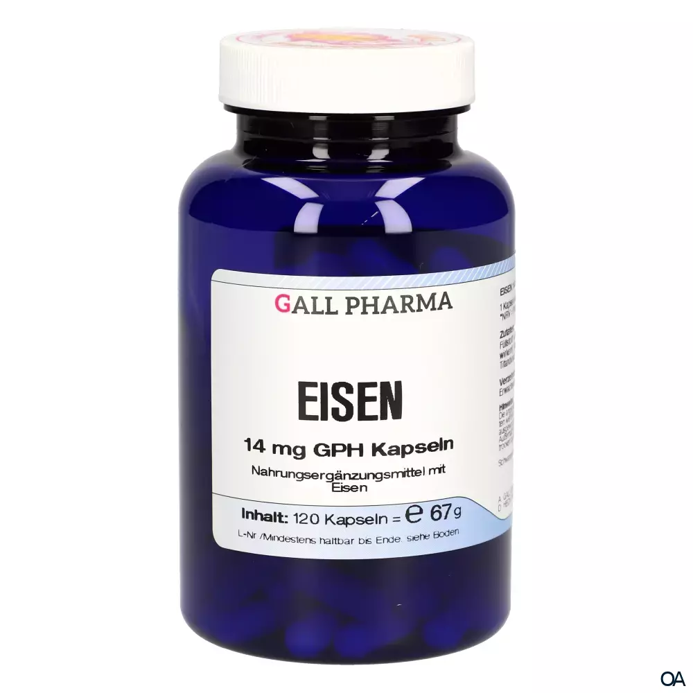 Gall Pharma Eisen 14 mg Kapseln