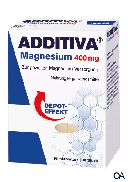 ADDITIVA® Magnesium 400 mg Filmtabletten ADDITIVA® Magnesium 400 mg Filmtabletten