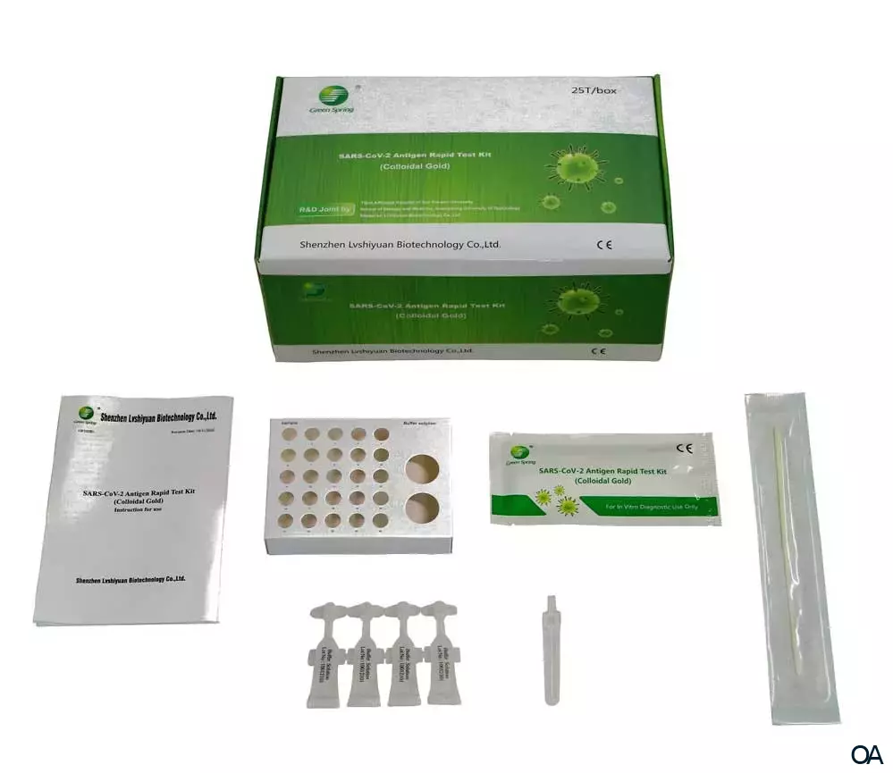 Green Spring® SARS-CoV-2 Antigen-Schnelltest-Set 4 in 1