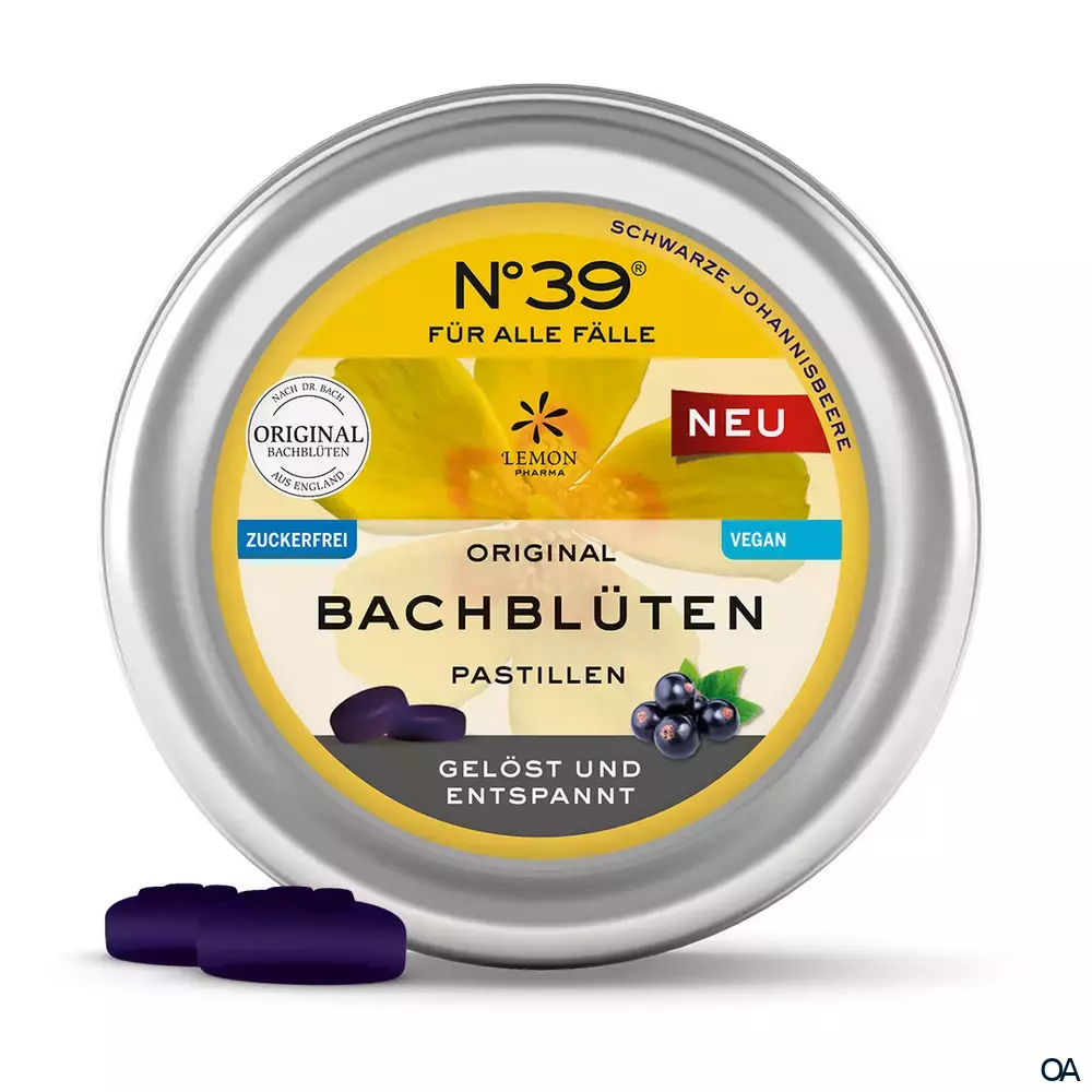 Lemon Pharma N°39 Bachblüten Bio-Pastillen Schwarze Johannisbeere