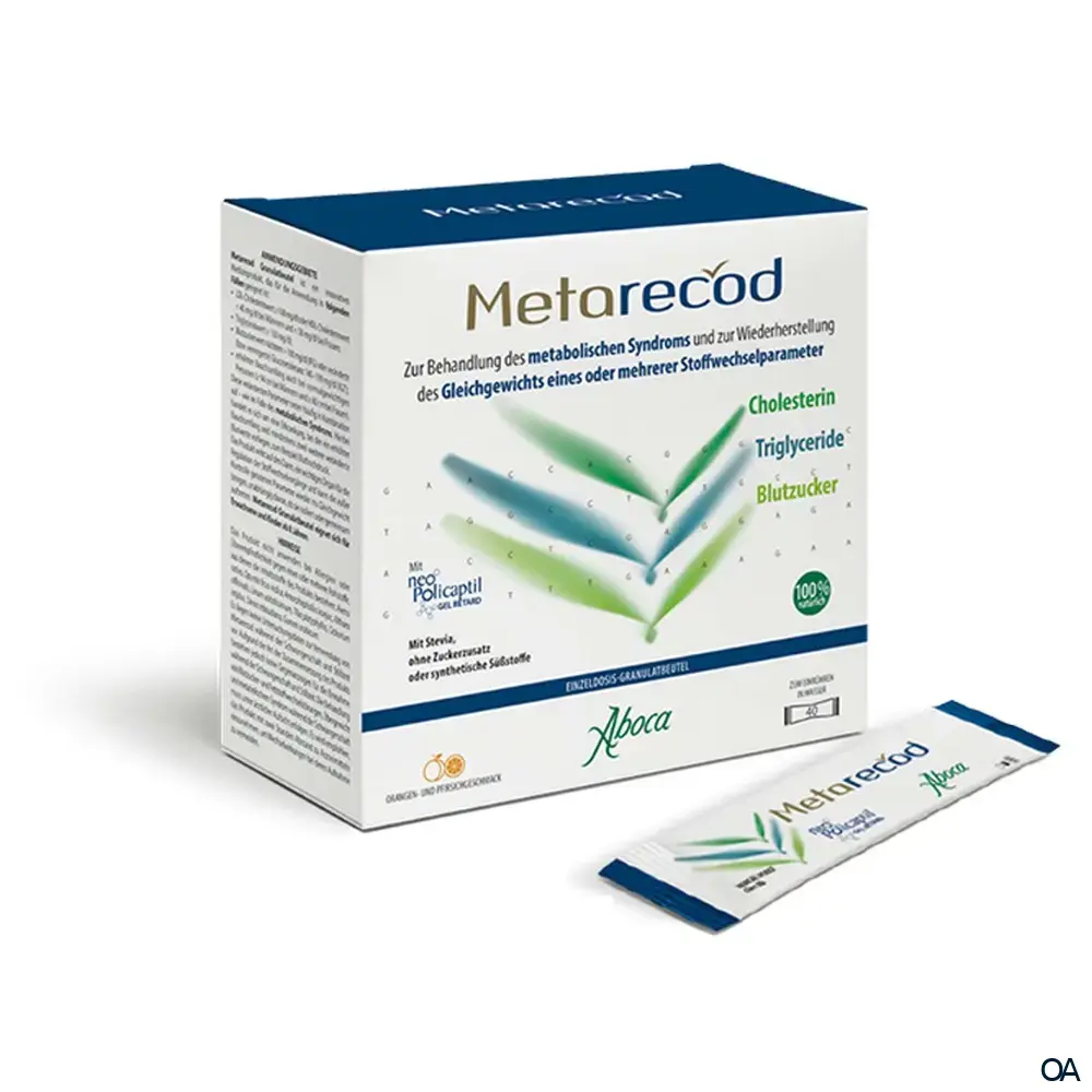 Aboca Metarecod Einzeldosis-Granulatbeutel zum Einrühren in Wasser