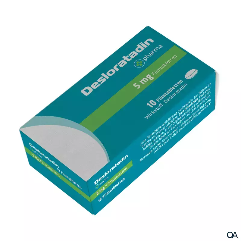 Desloratadin +pharma 5 mg Filmtabletten