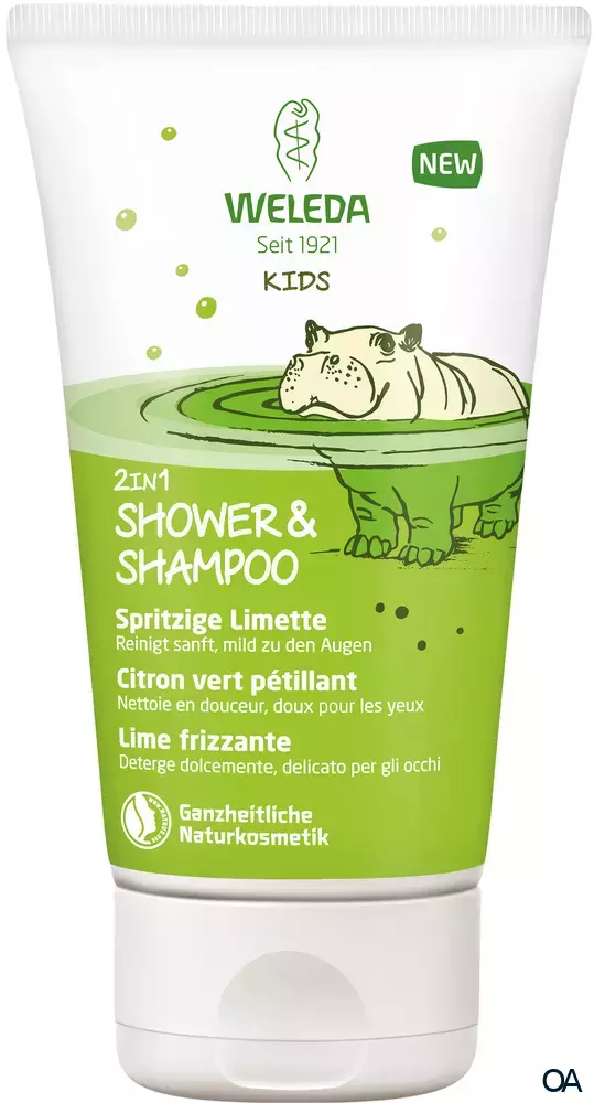 Weleda Kids 2in1 Shower & Shampoo Spritzige Limette