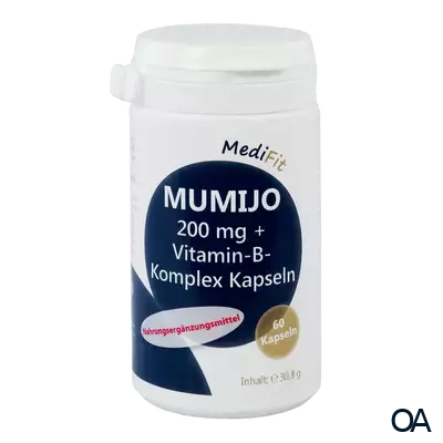 Mumijo 200mg + Vitamin-B-Komplex Kapseln MediFit