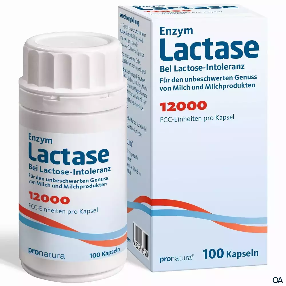 pronatura® Enzym Lactase 12000 FCC Kapseln