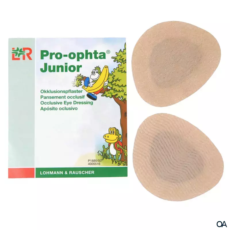 Pro-ophta® Junior Mini Augen-Okklusionspflaster 5,4 x 6,5 cm